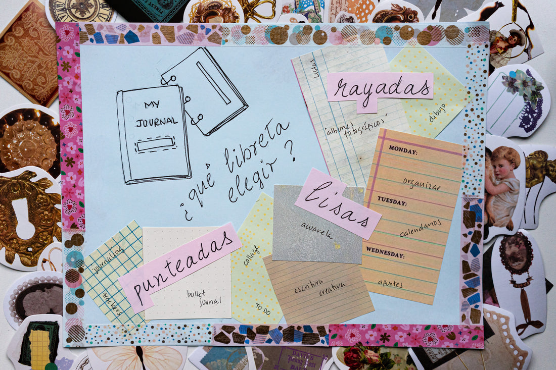 Hojas rayadas, punteadas o lisas ¿qué libreta elegir?