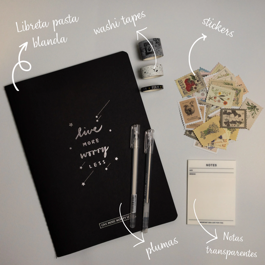 Set Básico "Live More, Worry Less"