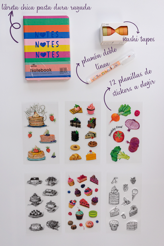 Set Básico A6 "Notes notes notes"