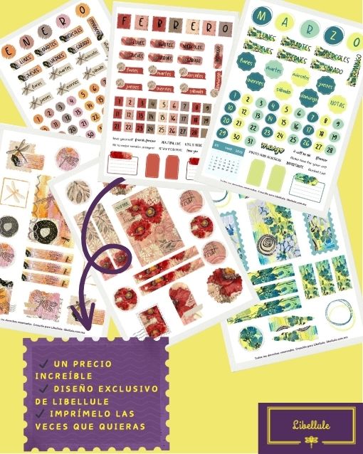 Gran colección de Printables — 3 meses de creatividad: Enero, Febrero y Marzo