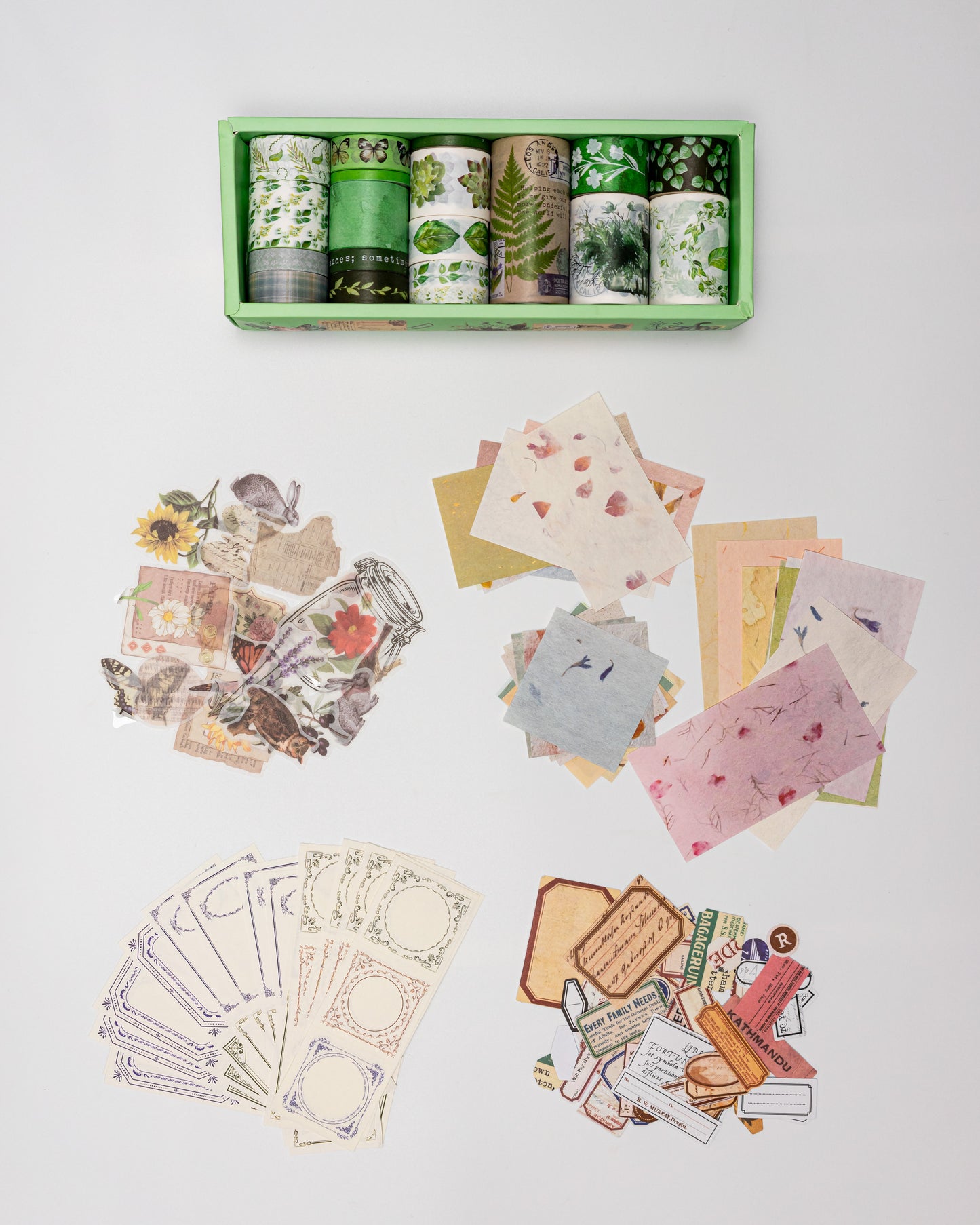Set Creativo con Caja Jumbo de washi tapes