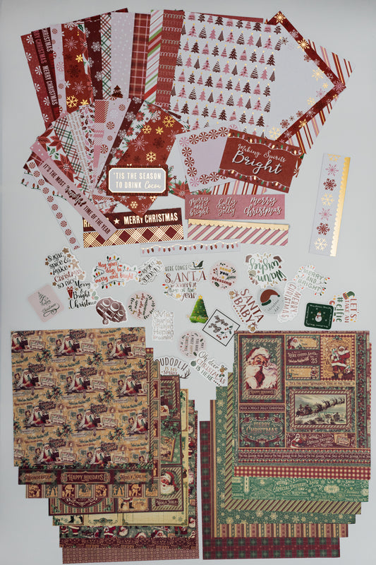 Set Santa en Navidad