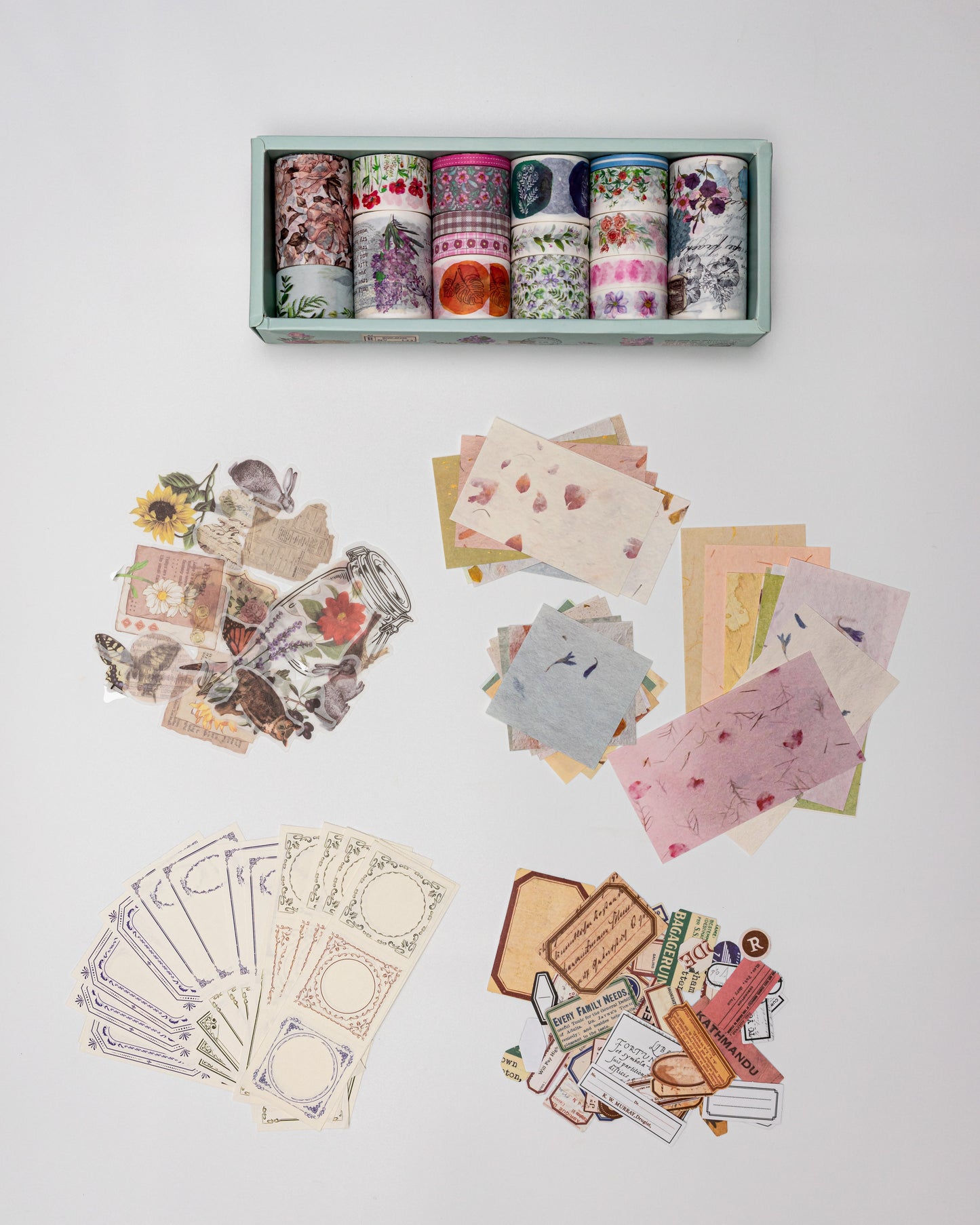 Set Creativo con Caja Jumbo de washi tapes