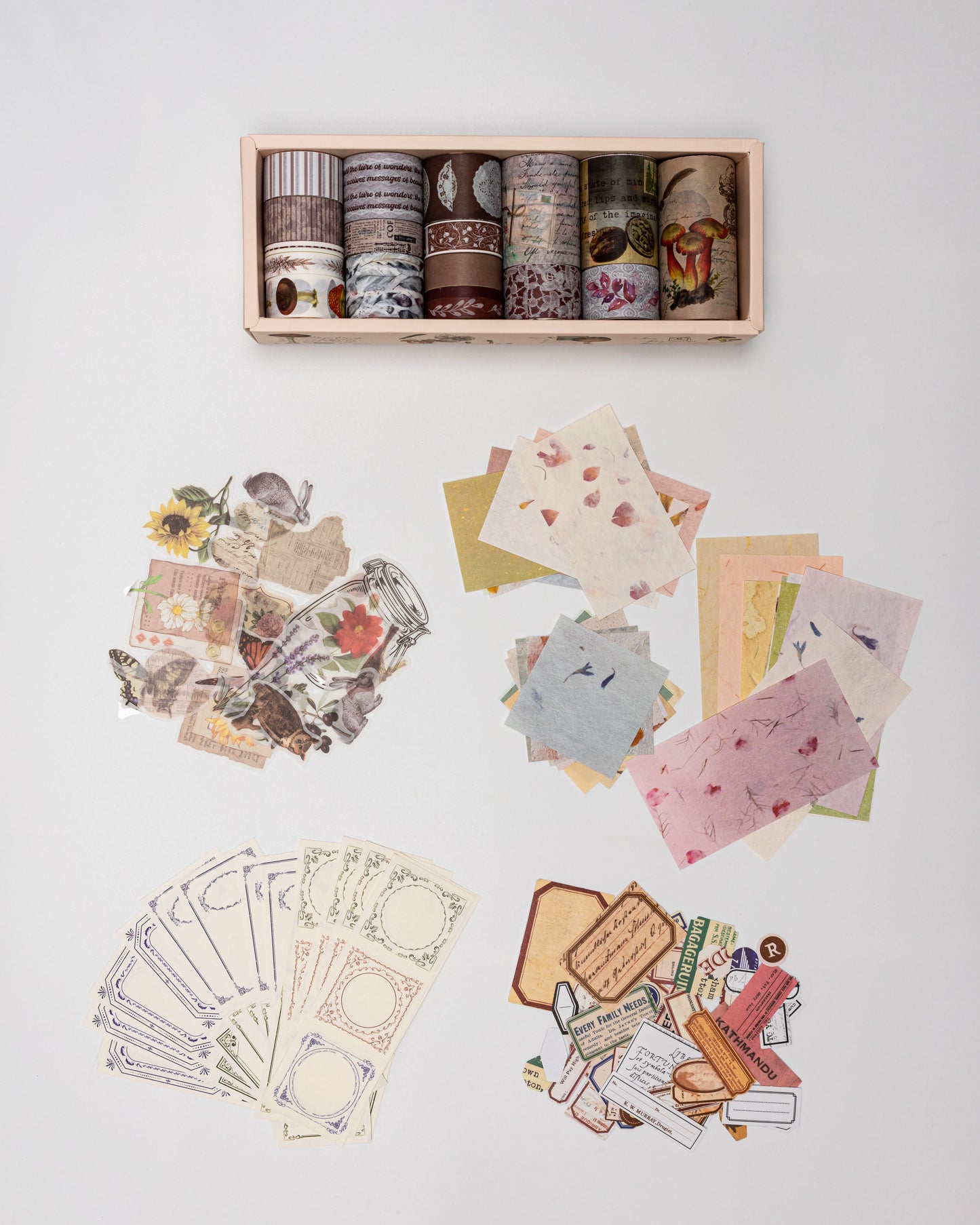 Set Creativo con Caja Jumbo de washi tapes