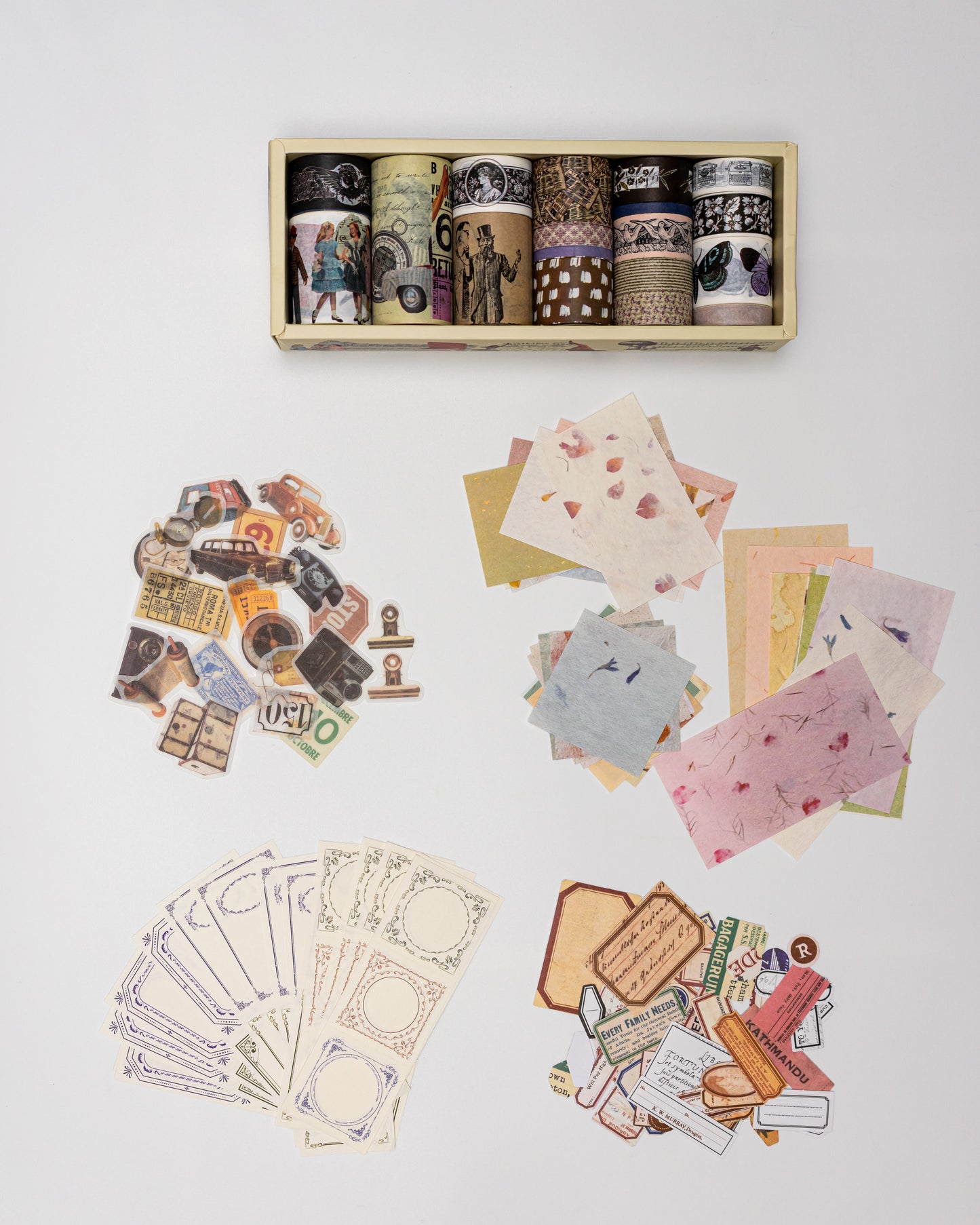 Set Creativo con Caja Jumbo de washi tapes