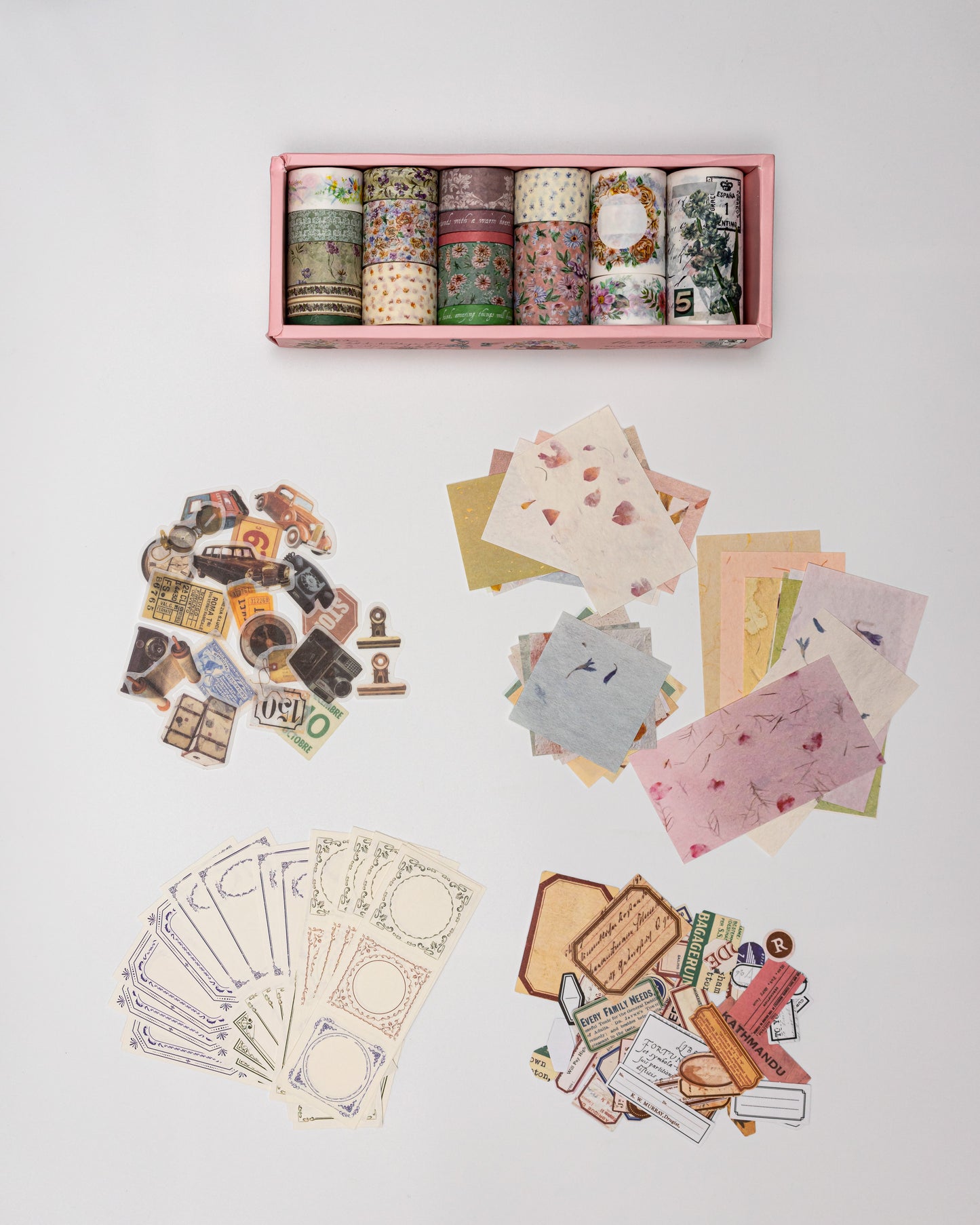 Set Creativo con Caja Jumbo de washi tapes